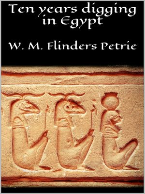 cover image of Ten years digging in Egypt